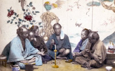 Japanese tea ceremony, 1890 by John Thomson